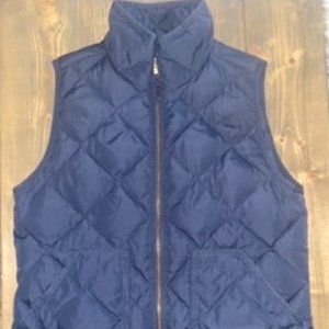 JCrew Navy Puffer Vest